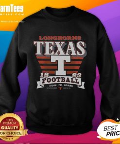 Good Texas Longhorns Stripe Splash Sweatshirt featuring bold stripes and vibrant colors for fans and casual wear.