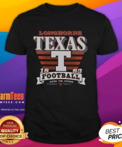 Alt Text: Good Texas Longhorns Stripe Splash T-Shirt featuring vibrant stripes and team logo, perfect for fans.