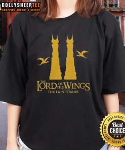 Good The Lord Of The Wings The Twin Towers Ladies Tee featuring a stylish graphic design, perfect for fans of the franchise.