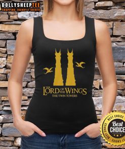 Good The Lord Of The Wings The Twin Towers tank top featuring iconic fantasy graphics and a stylish design for fans.