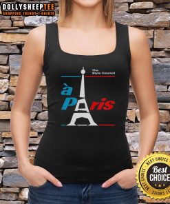 Alt Text: Good The Style Council A Paris Tank Top featuring a stylish design, perfect for casual summer outfits.