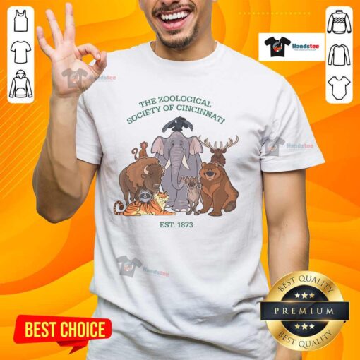 Alt Text: Good The Zoological Society Toons T-Shirt featuring colorful animal graphics and a playful design for wildlife lovers.
