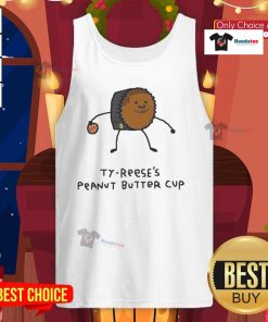 Good Ty Reese's Peanut Butter Cup Pacers Player Pun Tank Top featuring a playful design for basketball and candy lovers.