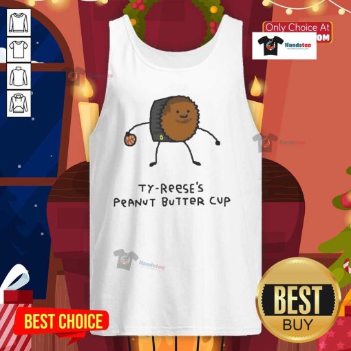 Good Ty Reese's Peanut Butter Cup Pacers Player Pun Tank Top featuring a playful design for basketball and candy lovers.
