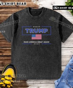 Alt Text: Good Tyler Robinson wearing a Trump Make America Great Again washed t-shirt, showcasing casual patriotic style.