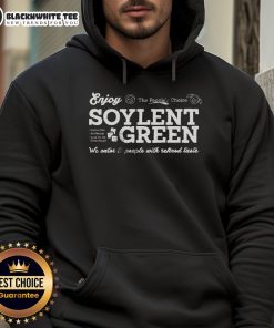 Good Vintage Soylent Green Hoodie featuring retro design and vibrant colors, perfect for fans of classic sci-fi fashion.