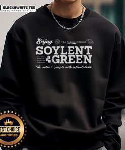Alt Text: Good Vintage Soylent Green Sweatshirt featuring retro design and vibrant colors, perfect for nostalgic fashion lovers.