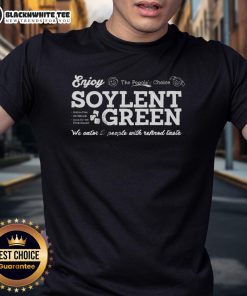 Good Vintage Soylent Green T-Shirt featuring classic movie design, perfect for fans of sci-fi and retro apparel.