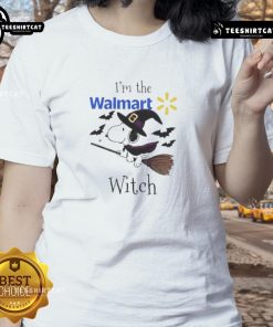 Good Walmart X Snoopy I'm The Witch Halloween Ladies Tee featuring a fun design perfect for Halloween celebrations.