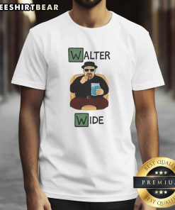 Good Walter White Breaking Bad caricature T-shirt featuring a vibrant design of the iconic character in a playful style.