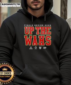 Alt Text: Good Warriors 2025 Dynasty Finals Up The Wahs hoodie showcasing team spirit and championship pride.
