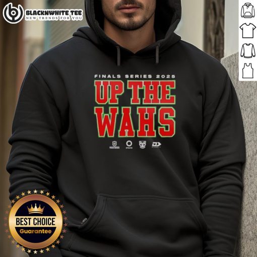 Alt Text: Good Warriors 2025 Dynasty Finals Up The Wahs hoodie showcasing team spirit and championship pride.