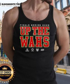 Good Warriors 2025 Dynasty Finals tank top featuring bold graphics and team colors, perfect for fans celebrating the win.