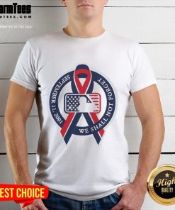 Alt Text: Good We Shall Not Forget September 11 2001 MLB cancer logo T-shirt honoring 9/11 victims with a meaningful tribute.