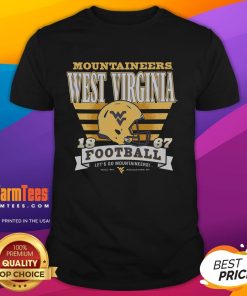 Good West Virginia Mountaineers Stripe Splash T-Shirt featuring bold colors and logo, perfect for fans and casual wear.