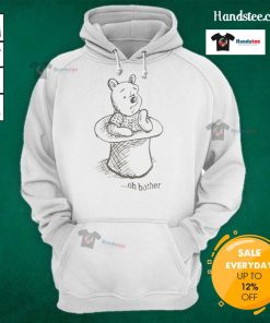 Cozy 'Good Winnie The Pooh Oh Bother Hoodie' featuring a playful design inspired by the beloved character.