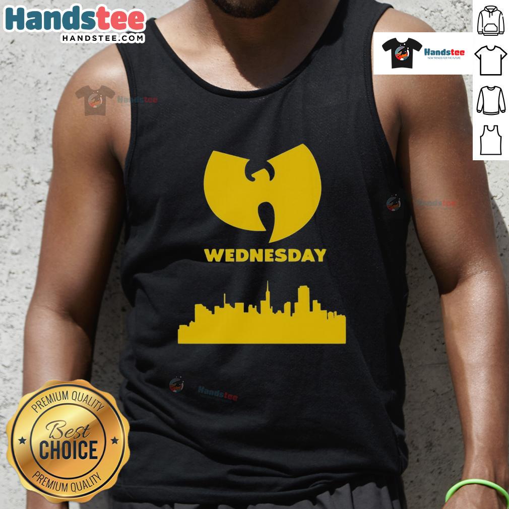 Good Wu Tang Wednesday Skyline Tank Top Good Wu-Tang Wednesday skyline tank top featuring a stylish design, perfect for urban streetwear fans.