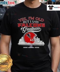 Atlanta Falcons Championship Skyline Helmet T-Shirt showcasing vintage style for fans celebrating team greatness.