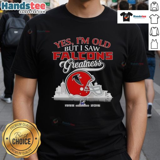 Atlanta Falcons Championship Skyline Helmet T-Shirt showcasing vintage style for fans celebrating team greatness.