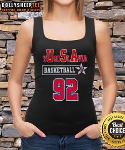 Stylish Good-yUgoSlAvia Basketball 92 Tank Top featuring vibrant graphics, perfect for fans and casual wear.