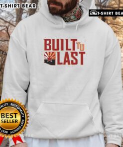 Happy Built To Last Arizona Football Hoodie in vibrant colors, perfect for fans showing team spirit and style.