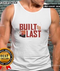 Happy Built To Last Arizona football tank top featuring vibrant colors and a stylish design for fans and athletes.
