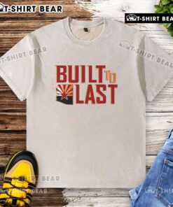Happy Built To Last Arizona Football washed t-shirt featuring a vibrant design and soft fabric for ultimate comfort.