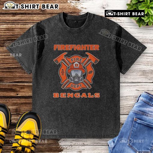 Happy-Cincinnati-Bengals-Firefighter-Fire-Dept-Logo-Washed-T-Shirt