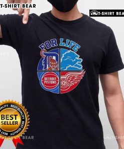 Happy Detroit Sports For Life Logo T-Shirt