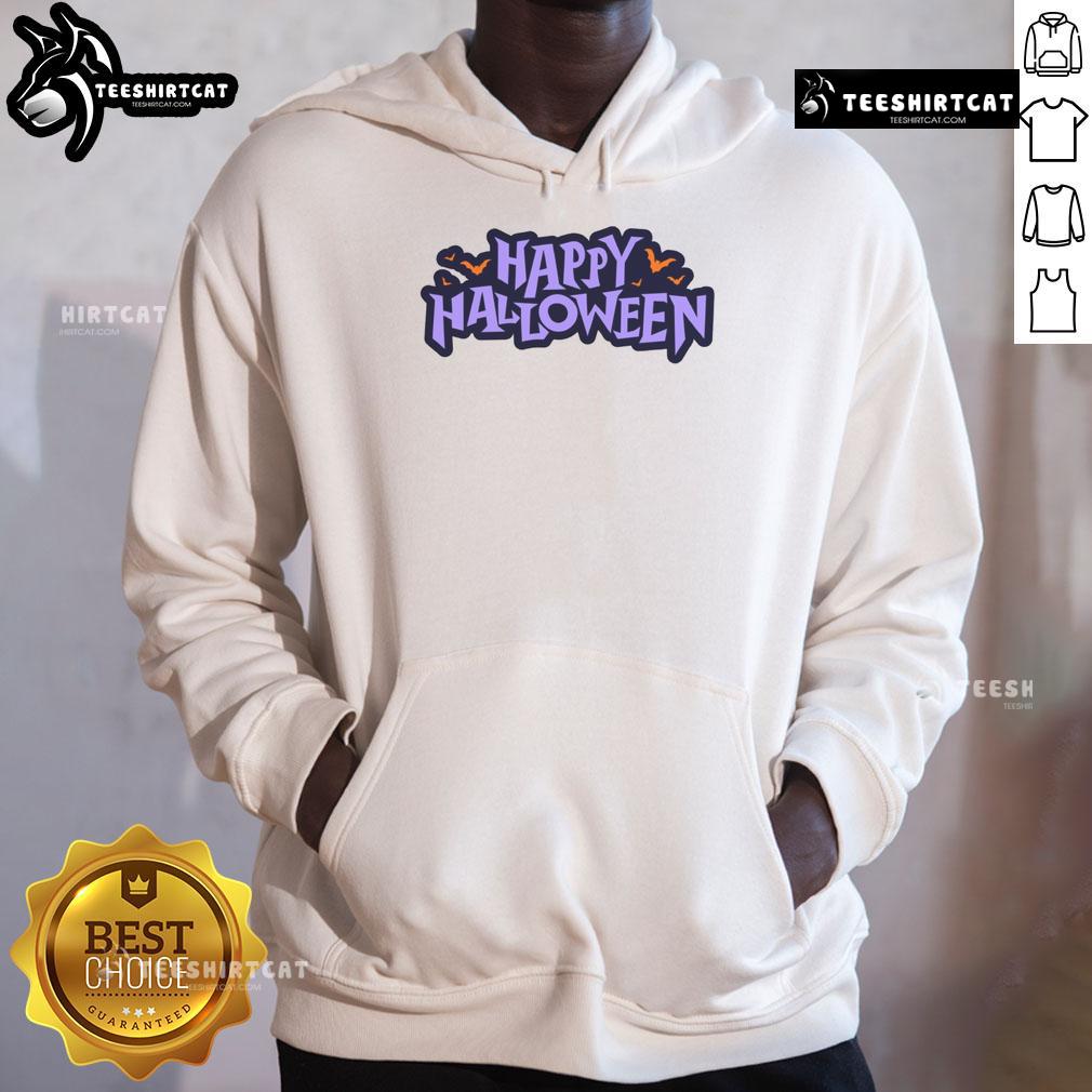 Happy Halloween Spooky Bats Graphic Hoodie Happy Halloween spooky bats graphic hoodie featuring playful bat designs for festive fall fashion.