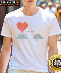 Happy I Lava You Mountain Love T-Shirt featuring a vibrant graphic of mountains and a heart, perfect for outdoor lovers.