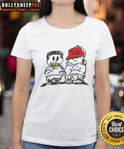 Happy Isaiah Rashad wearing Lil Sunny and Top Ladies tee, showcasing vibrant style and joyful expression.