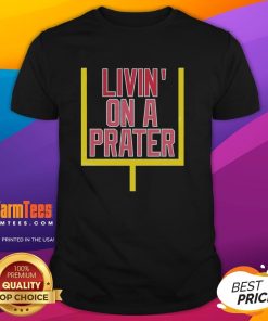 Happy Livin' On A Prater T-Shirt design featuring vibrant colors and a fun, casual style for everyday wear.