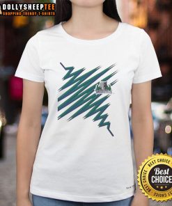 Happy Minnesota Timberwolves logo heartbeat ladies tee, showcasing team spirit and style for passionate fans.