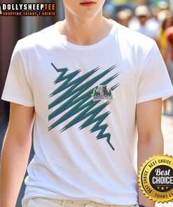 Alt Text: Happy Minnesota Timberwolves Logo Heartbeat T-Shirt featuring a stylish design for basketball fans.