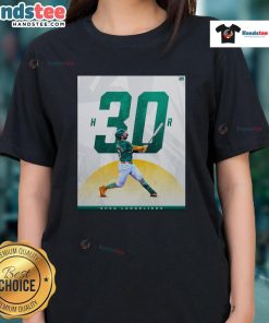 Happy Oakland Athletics Shea Langeliers celebrating his 30 homer season in a stylish ladies tee.