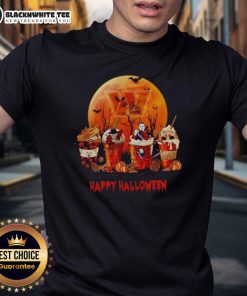 Happy Washington Commanders Halloween NFL T-Shirt featuring festive design for fans celebrating Halloween.