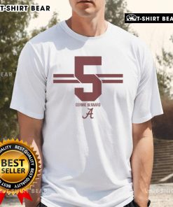 Hot Alabama Crimson Tide Football Germie Bernard Stripe T-Shirt featuring team colors and logo for fans.