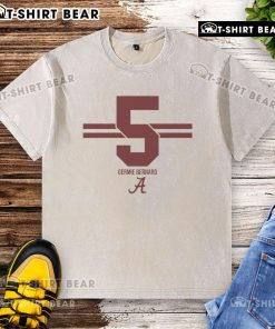 Hot Alabama Crimson Tide Football Germie Bernard 5-Stripe Washed T-Shirt in vibrant colors, perfect for game day.