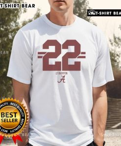 Hot Alabama Crimson Tide Football Lt Overton Stripe T-Shirt showcasing team spirit and style for fans.