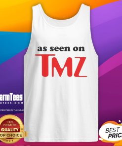 Hot As Seen On TMZ logo tank top featuring a stylish design perfect for trendy casual wear.