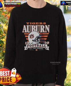 Hot Auburn Tigers Stripe Splash Sweatshirt featuring vibrant stripes and team logo, perfect for game day style.