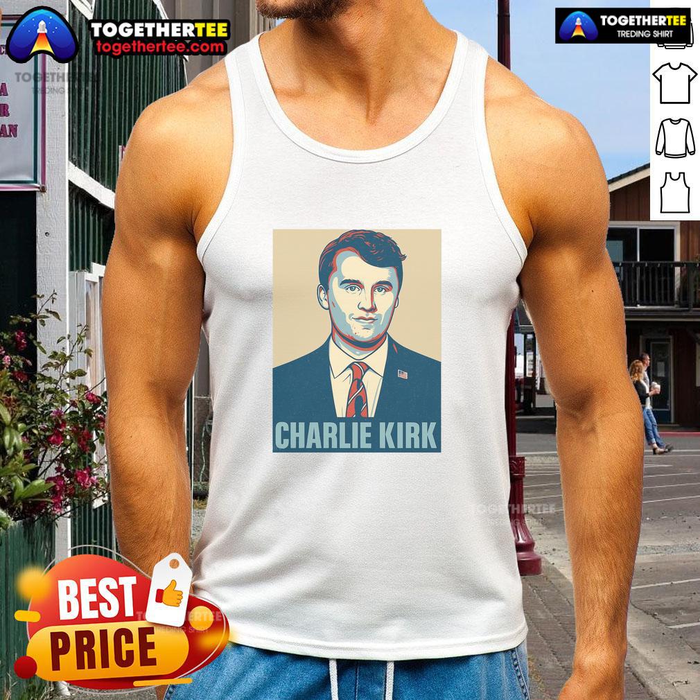 Hot Charlie Kirk Poster Tank Top Hot Charlie Kirk poster tank top featuring a bold graphic design, perfect for fans of political merchandise.