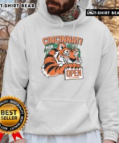 Hot Cincinnati Open in Orange 2025 hoodie featuring vibrant design and comfortable fit for fans and players.