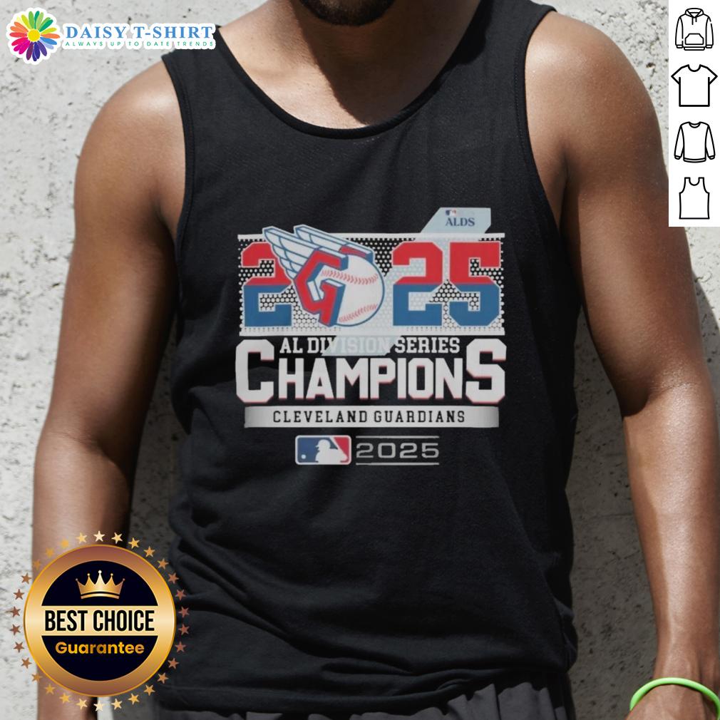 Hot Cleveland Guardians 2025 MLB Postseason AL Division Series Champions Celebration Tank Top Hot Cleveland Guardians 2025 MLB Postseason AL Division Series Champions celebration tank top design.