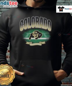 Alt Text: Hot Colorado Buffaloes Arena Fade Hoodie featuring the team's logo in vibrant colors, perfect for game day or casual wear.