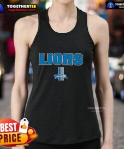Stylish Hot Detroit Lions throwback tank top featuring bold team colors and logo, perfect for game day wear.