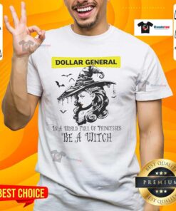 Hot Dollar General Halloween T-Shirt: 'In A World Full Of Princesses Be A Witch' design for festive celebrations.
