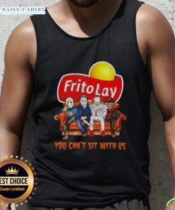Hot Frito Lay X Horror Movies Halloween tank top featuring 'You Can't Sit With Us' design for spooky season style.