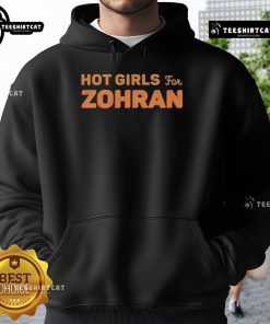 Stylish hot girls wearing Zohran hoodies, showcasing trendy urban fashion and vibrant street style.